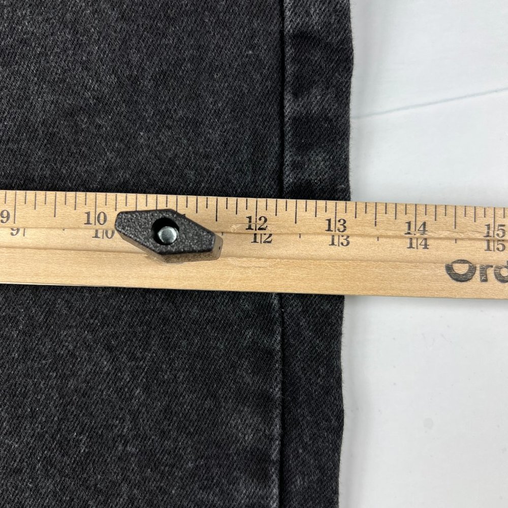 VTG 90s Levi's Jeans Men's 39 x 30* 550 Relaxed Straight Black Denim Orange Tab - Picture 14 of 16
